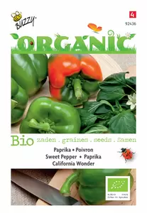 BUZZY Organic paprika calif. wonder 0.25g