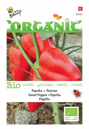 BUZZY Organic paprika piquil. 0.25g
