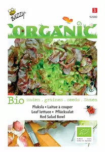 BUZZY Organic pluksla red salad bowl 1g