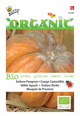BUZZY Organic pompoen musquee proven 2.5g