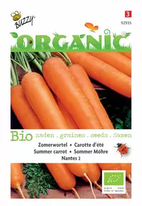BUZZY Organic zomerwortel nantes 1.5g