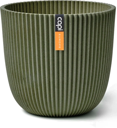 CAPI EUROPE Pot bol groove d13h12cm groen
