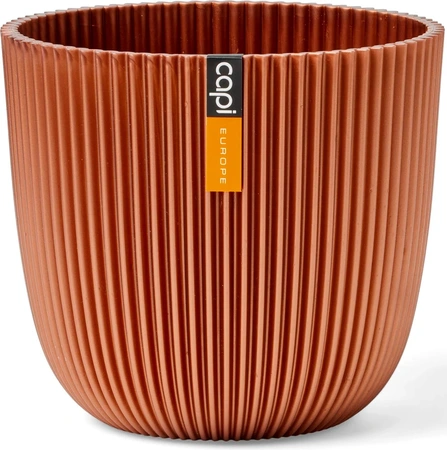 CAPI EUROPE Pot bol groove d13h12cm mtllc koper