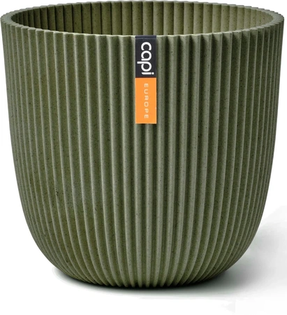 CAPI EUROPE Pot bol groove d25h23cm groen