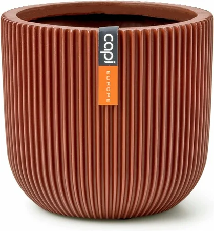 CAPI EUROPE Pot bol groove d9h8cm merlot rood