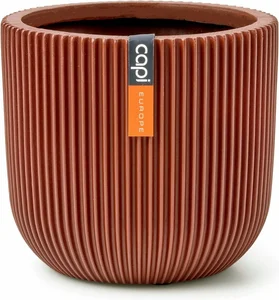 CAPI EUROPE Pot bol groove d9h8cm merlot rood