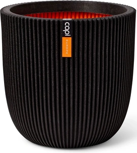 CAPI EUROPE Pot bol groove nl d35h34cm zwart