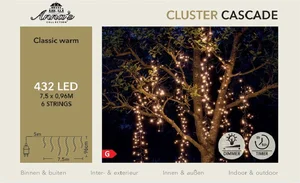 Cascade cluster 432led warm wit