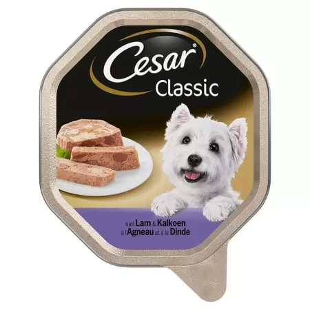 CESAR Classic lam&kalkoen alu 150g