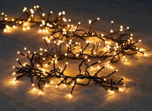 Clusterverlichting 1152l 6.9m goud - afbeelding 2