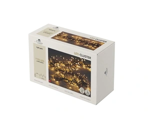 Clusterverlichting 1152l 6.9m goud