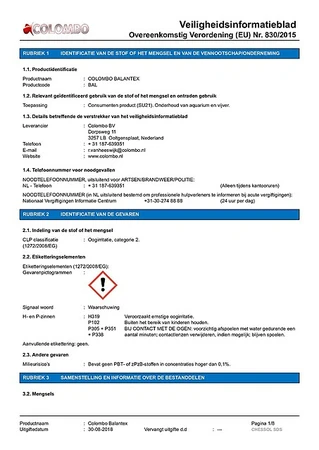 COLOMBO Balantex 2500ml - afbeelding 2