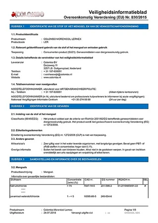 COLOMBO Lernex 400g/10.000l - afbeelding 2