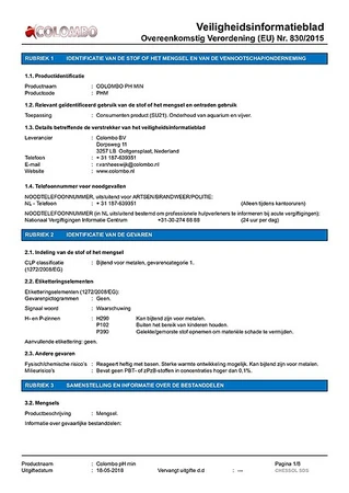 COLOMBO Ph- 1.000ml - afbeelding 2