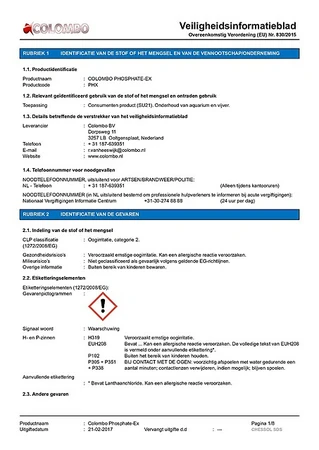 COLOMBO Phosphate x 1000ml - afbeelding 2