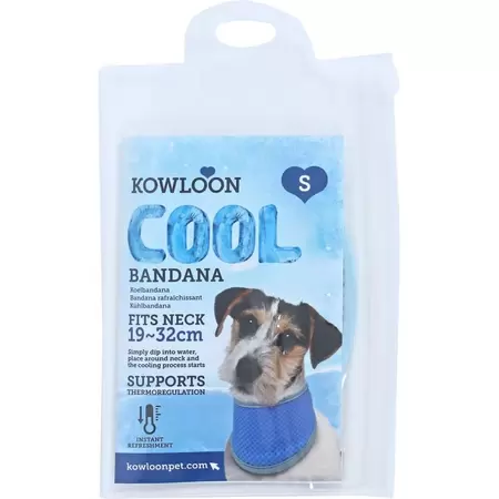 Cool bandana pva blauw l28-40cm