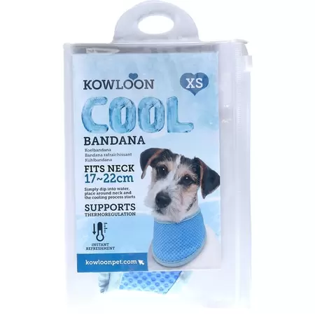 Cool bandana pva blauw s 20-30cm