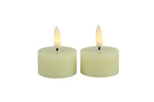 COUNTRYFIELD Ledtheelicht lyon d4h5cm 2st crem