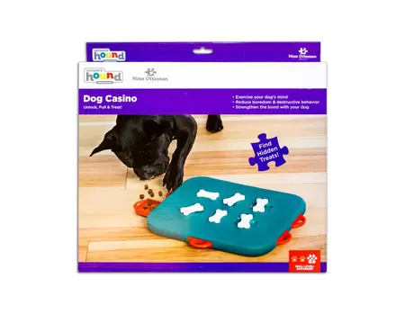 Dog casino l31.5b26h4.5cm turq/rnj - afbeelding 2