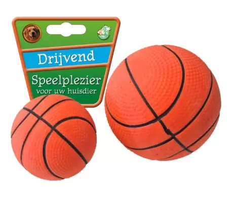 Drijvend spons basketbal 6cm