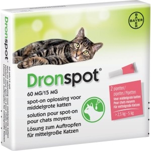 DRONSPOT Middelgrote katten 2 pip