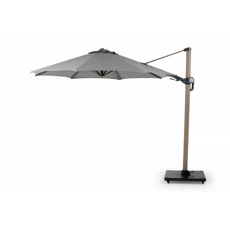 Duraflex Parasol 350 cm Ø Woodlook - afbeelding 1