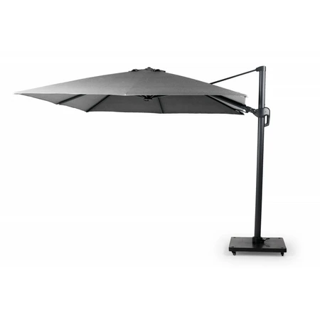 Duraflex Zweefparasol 300 x 300 cm Lichtgrijs - afbeelding 1