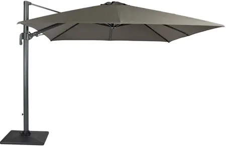 Duraflex Zweefparasol 300 x 400 cm Antraciet - afbeelding 1