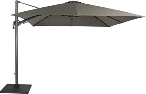 Duraflex Zweefparasol 300 x 400 cm Antraciet