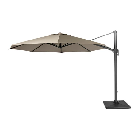 Durasol Zweefparasol 300 cm Ø Taupe