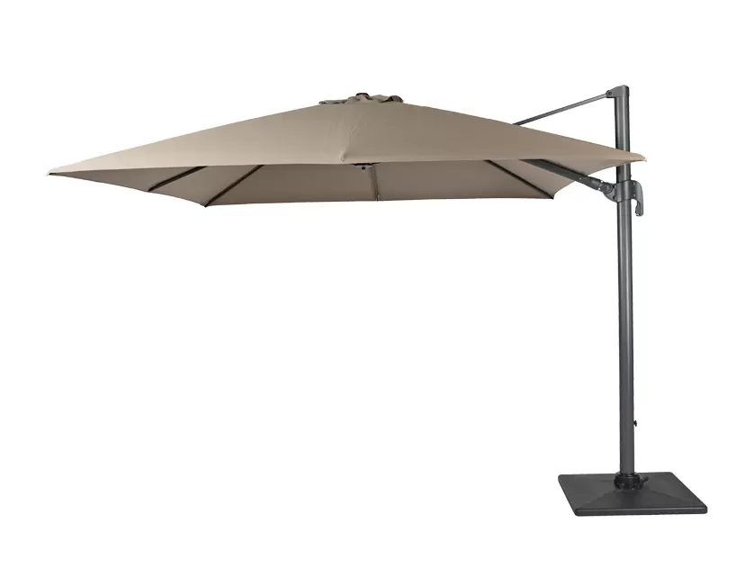 Allerlei soorten Verlengen marketing Durasol Zweefparasol 300 x 300 cm Taupe - GroenRijk Beneden Leeuwen | Een  mooi tuincentrum nabij Tiel, Nijmegen en Beuningen.