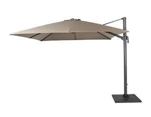 Durasol Zweefparasol 300 x 300 cm Taupe