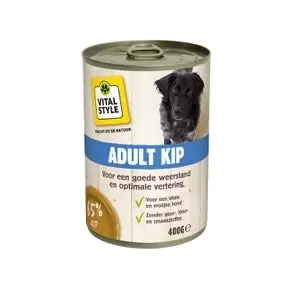 Ecostyle Hond Vitaalvlees kip 400g