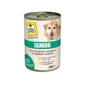 Ecostyle Hond Vitaalvlees senior 400g