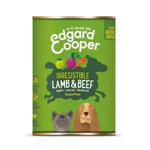 Edgar&Cooper Hond blik lam 400gr