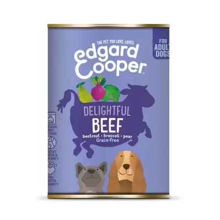 Edgar&Cooper Hond blik rund 400gr