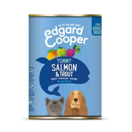 Edgar&Cooper Hond blik vis 400gr