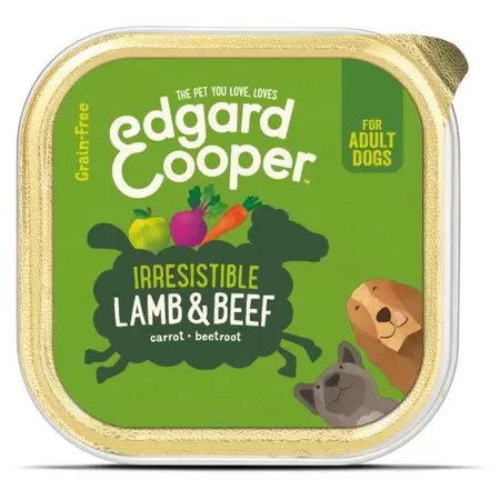 Edgar&Cooper Hond kuipje lam box 150gr