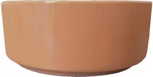 Eetbak steen 15cm beige/blauw - afbeelding 2