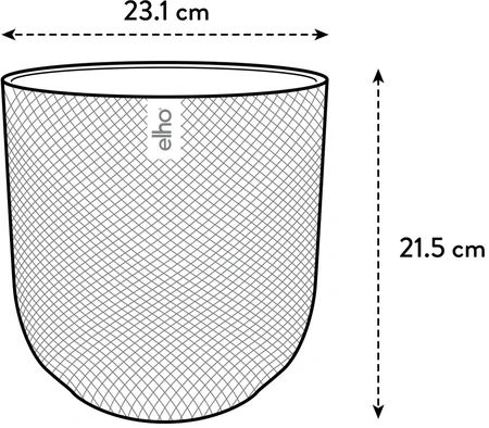 ELHO Pot jazz d23cm amber geel - afbeelding 2