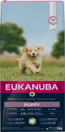 Eukanuba Dog pup/jun lam&rijst 12kg