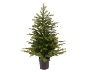 EVERLANDS Grandis miniboom pot h90cm groen - afbeelding 1