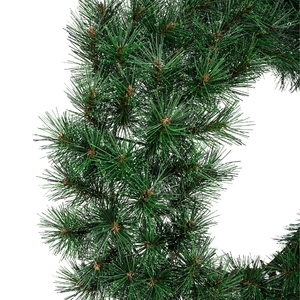 EVERLANDS Malmo krans d65h8cm groen/wit - afbeelding 2