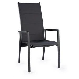 Foxx Alu High Back Stackable Adjustable Chair Charcoal - afbeelding 2