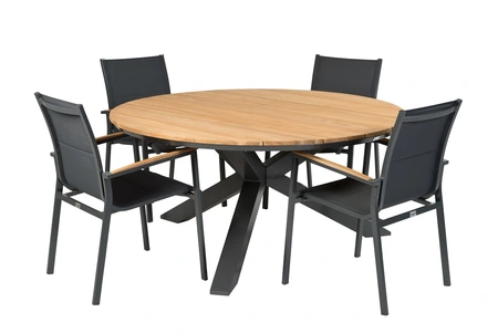 Foxx dining set - Teak 4p