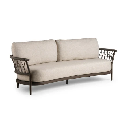 Fresca Lounge 3-Seater Chocolate