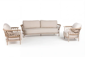 Fresca lounge set - Chocolate 5p - afbeelding 2