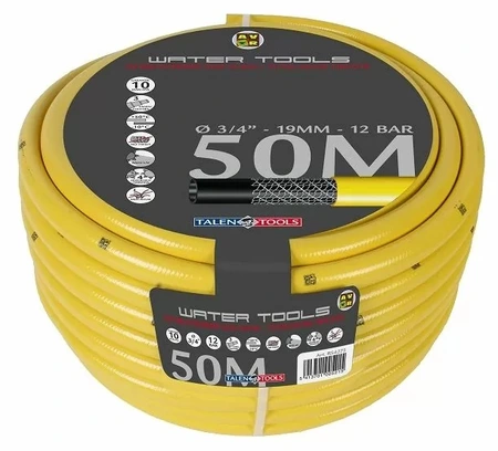 Getricoteerde gele slang, high twist resistant system "1""  -  25 M"