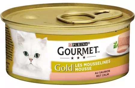 Gold blik mousse zalm 85g - afbeelding 2