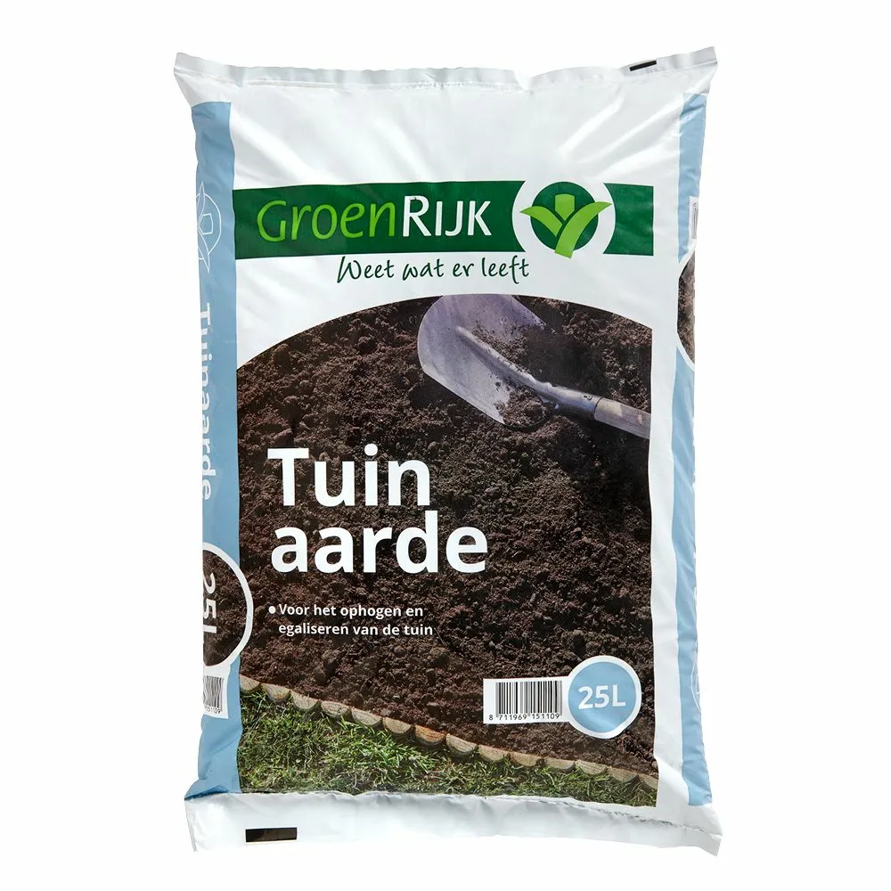 Groenrijk Tuinaarde 25 ltr GroenRijk Beneden Leeuwen | Een mooi nabij en Beuningen.